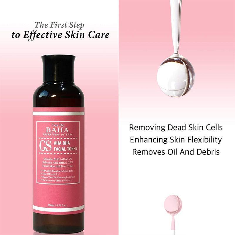 Cos De BAHA GS AHA BHA Facial Toner 200ml