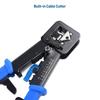Cable Matters Crimping Pliers, LAN Connector Crimping Pliers, RJ45 Modular Crimping Tool, Penetrating Type, Compatible with RJ45/RJ11/RJ12 8P/6P CAT6/