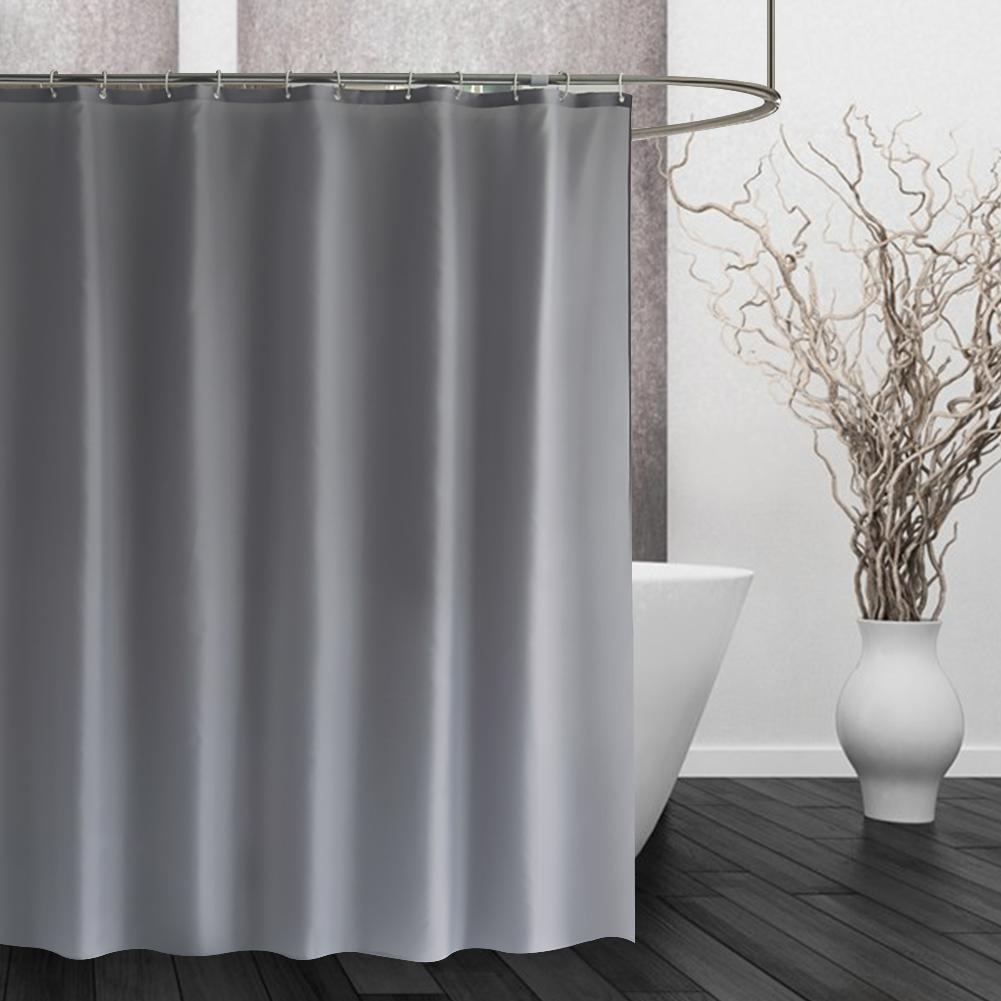 Clear Shower Curtain PEVA Waterproof Partition Curtains Heavy Duty Premium Liner with Hooks Bathroom Decoration Accessories