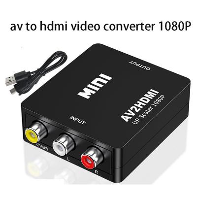 Video konvertor AV na Hdmi 1080p, monitorovací herní set-top box Rca na televizi