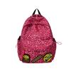 Trend Leopard Print Backpack Large Capacity Korean Female Junior High School Students Minority Leisure Student Backpack