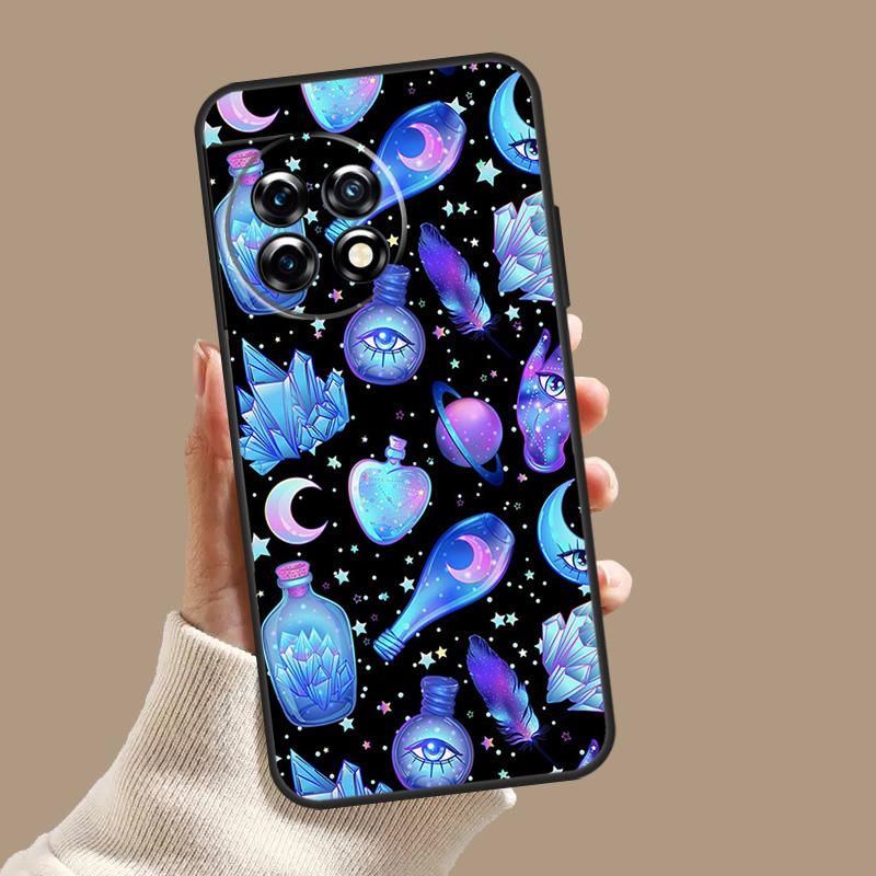 Occult Witchcraft Moon Gothic Witch Case For OnePlus Nord 5 CE 3 4 Lite N20 N30 OnePlus 15 13 12 11 10T 13T 13R 8 9 10 Pro Cover