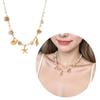 Handmade Look Stainless Steel Marine Jewelry Adjustable Length Starfish Shell Necklace/Bracelet Summer Fashion Gift
