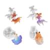 Kois Fish Resin Art Molds Flexible Silicone Gold Fish Shaped Moulds for Decorative Crafts Jewelry Making Supplies