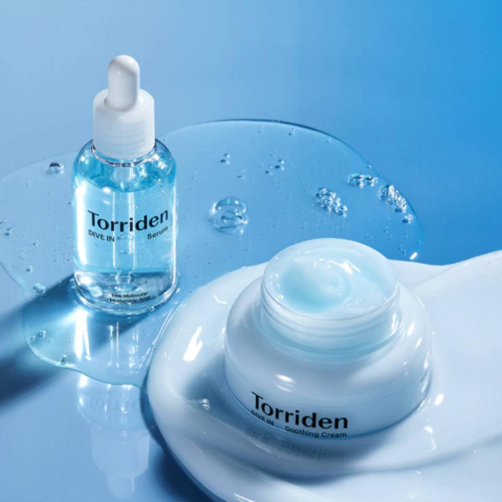 

Сыворотка Toriden Dive-In 50 мл и Успокаивающий крем 100 мл – Увлажняющий и успокаивающий дуэт для ухода за кожей