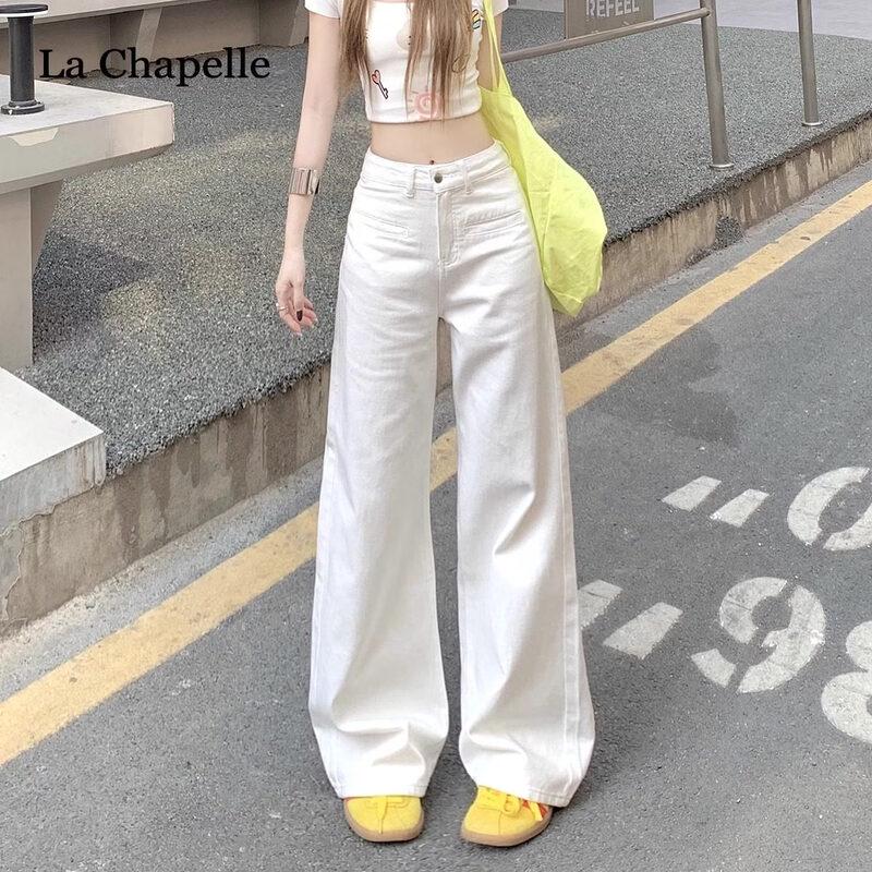 Women s High-Waist Straight Wide-Leg Jeans S