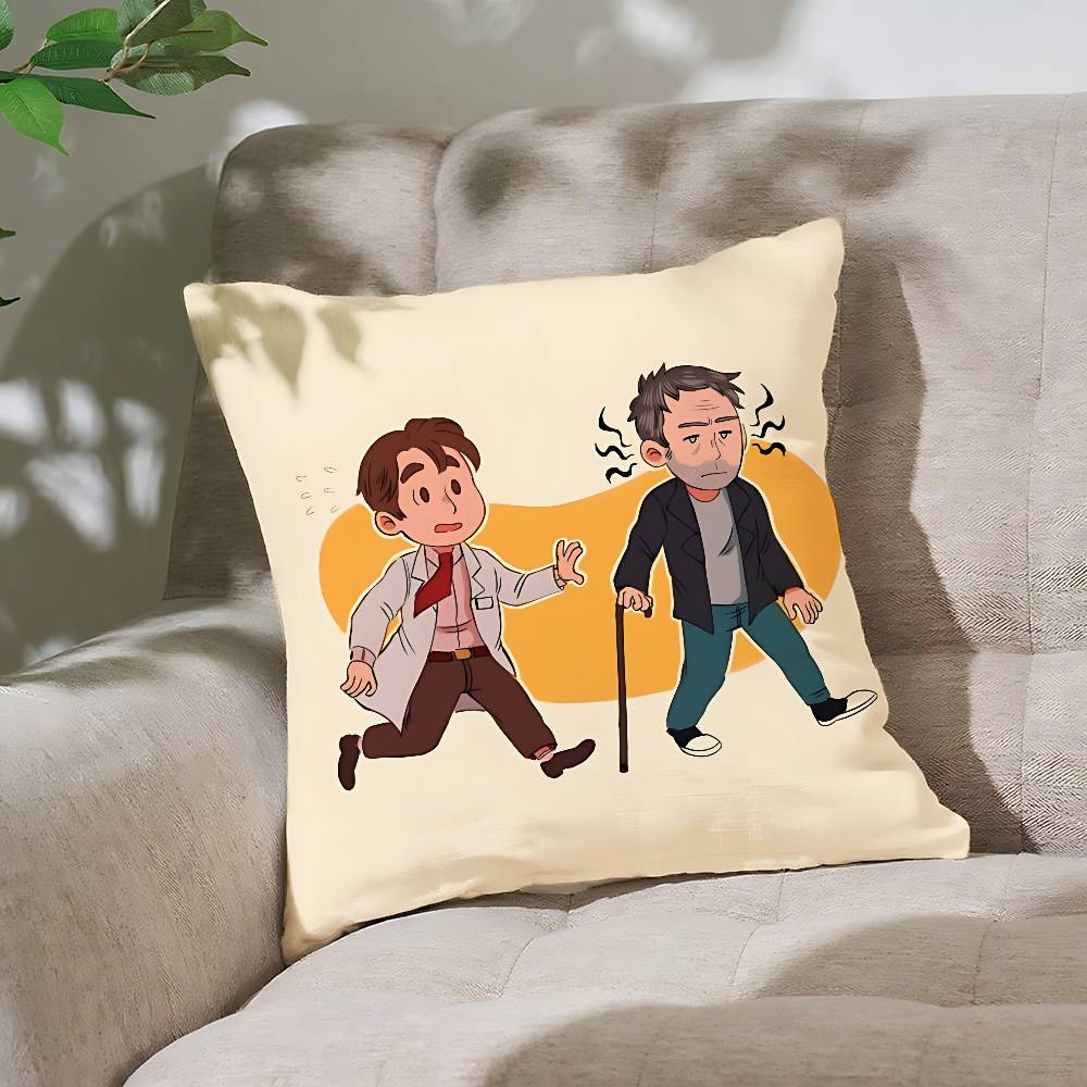 TV H-House MD Cute Pillow Case Cushion Cover Soft Cute Throw Pillow Case For Car Sofa Pillowcase Polyester With Zipper