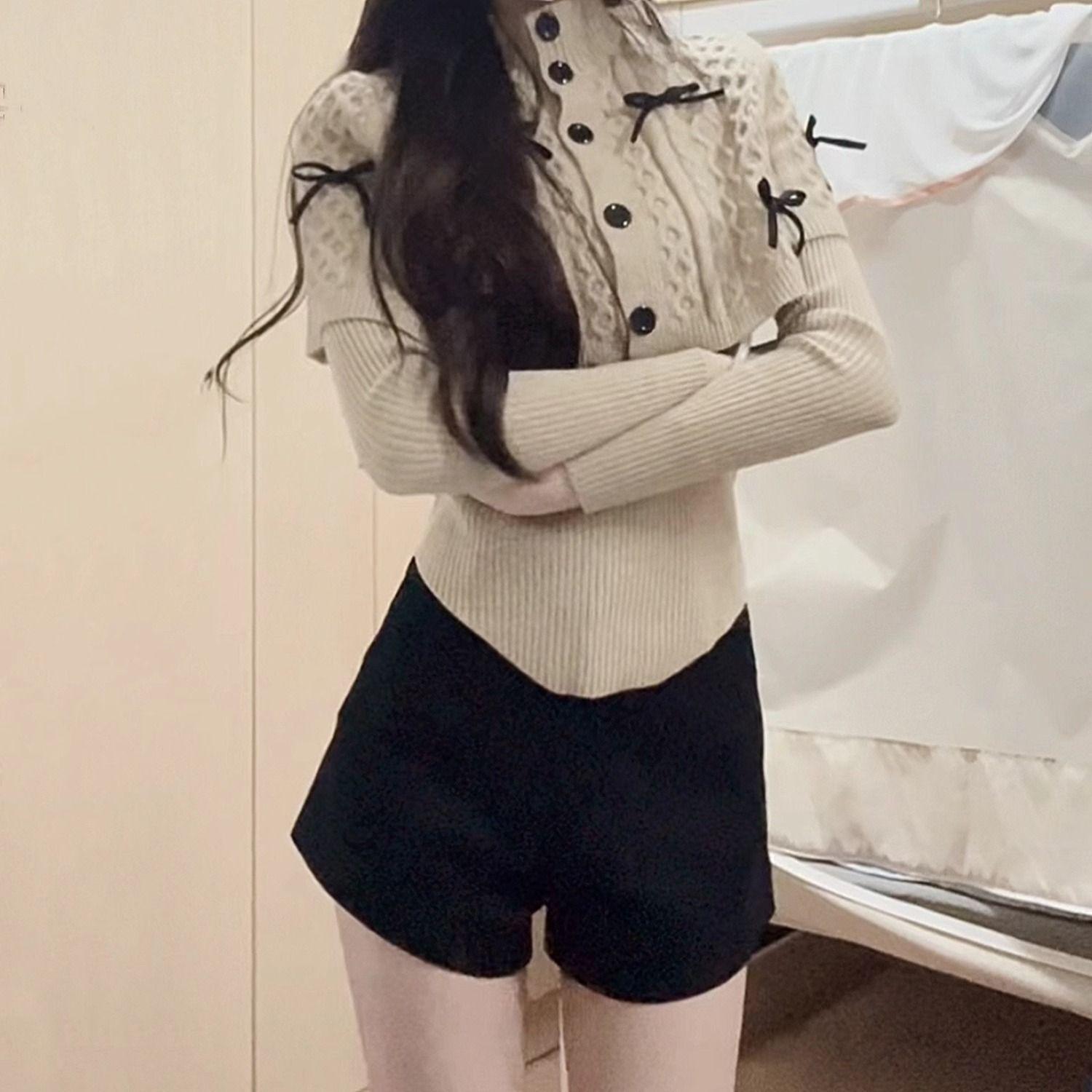 

Elegant Women s Winter Bow Knit Cape Poncho Sweater - Chic and Unique Extra Large чёрный