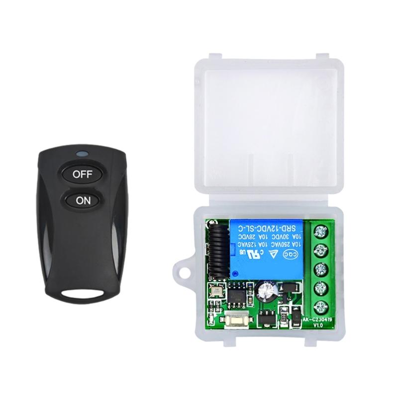 DIY Wireless 433MHz 315mhz Universal Remote Control Switches 12V High Current Remote RF Receiver Module For LED Lights