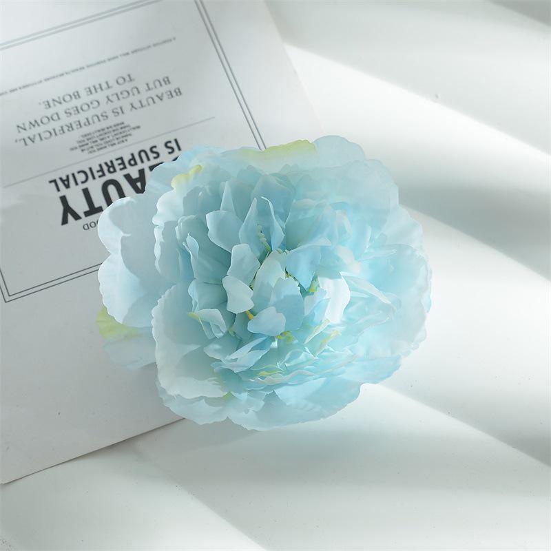 10cm Peony Silk Artificial Flower Heads for DIY Hair Accessories & Handmade Jewelry