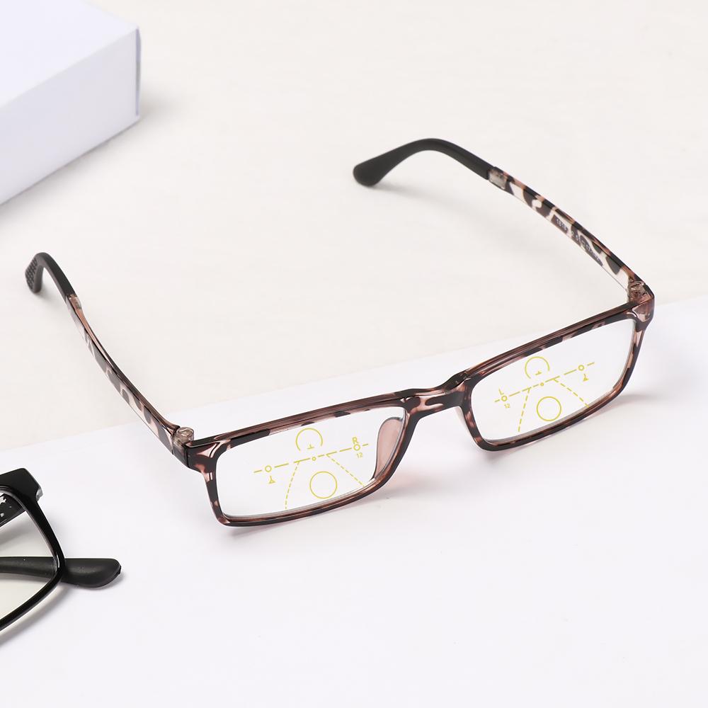 1PC Progressive Reading Glasses Men Women Multifocal Bifocal  Anti Blue Light Magnifying Presbyopic EyeGlasses +1.0~+4.0