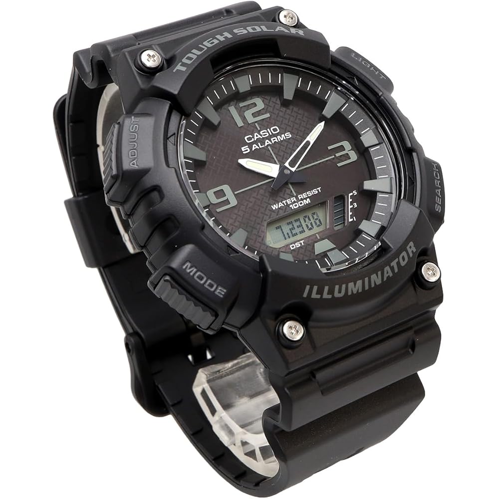 Casio Tough Solar Analog-Digital Quartz Watch AQ-S810W-1A2V Men's Black Overseas Model