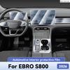 For EBRO S800 2026 TPU Car Interior Protection Film Sticker Trument Center Control Navigation Screen Panel