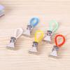 10pcs Sturdy Metal Materials Towel Clip With Hanging Hoop Portable for Kitchen Bathroom and Household Daily Use