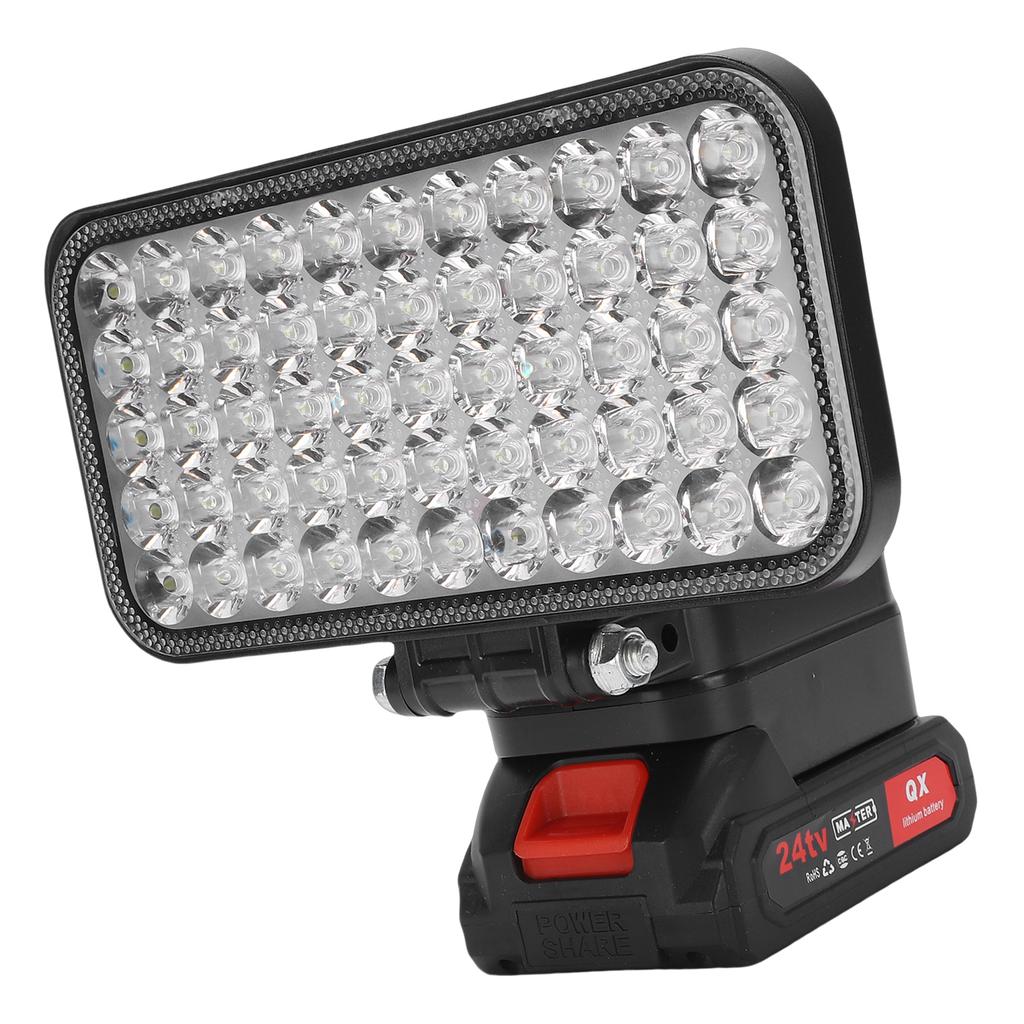 LED-Arbeitsleuchte Batteriebetrieben Handtaschenlampe mit Dual-USB-Anschlüssen Kabellose Lampe für Outdoor Camping Angeln Notfall
