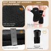 Aolikes Winter Thermal Knee Braces Warm Leg Sleeves for Running Cycling Camping Arthritis Tendonitis Relief Soft Support