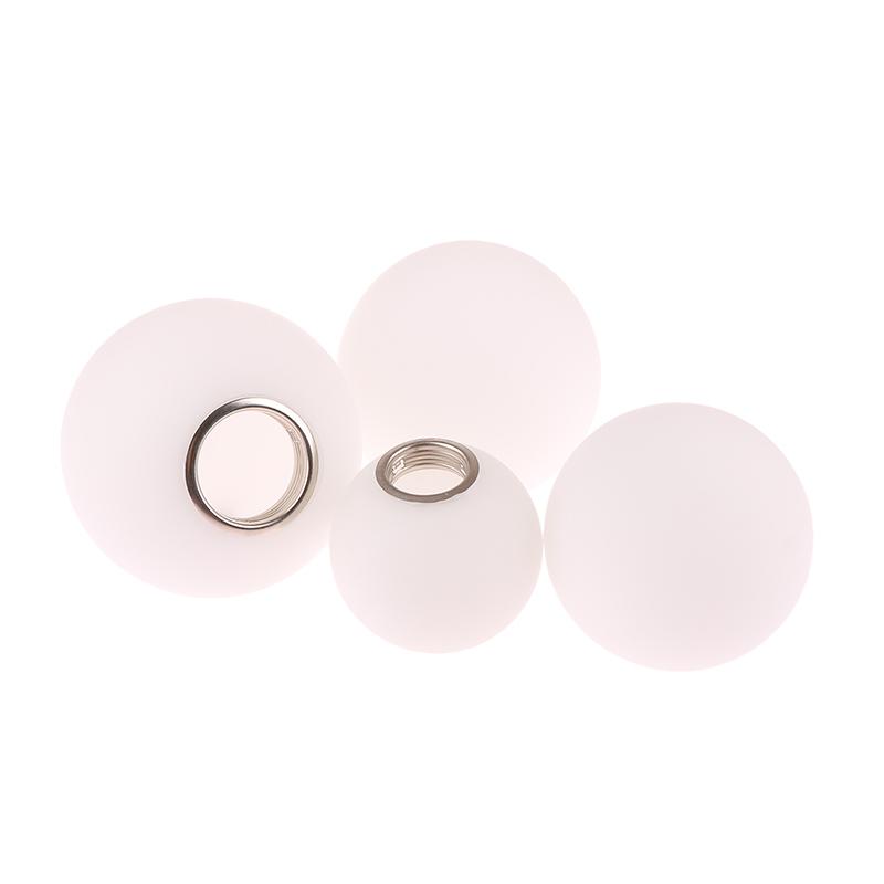 Weißer Lampenschirm aus Glas für E14/E27-Glühbirne, Öffnungszubehör, Ersatzglobus oder Lampenschirm aus Glas