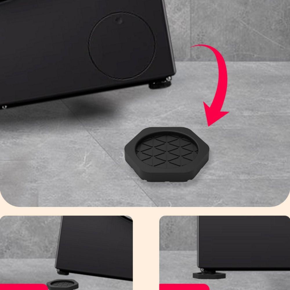 4/8 Stück Rutschfeste Waschmaschinenfußpolster Möbel Gummimatte Waschmaschine Kühlschrank