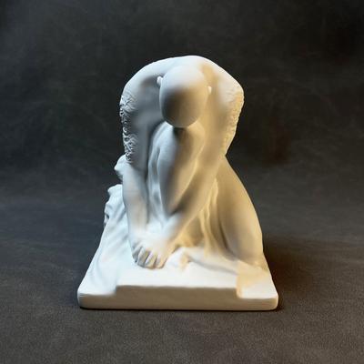 Life-sized Plaster Statue Tattooed Person Nude Figure Sculpture Artistic Portrait Model Decorative Figurines Home Decoration