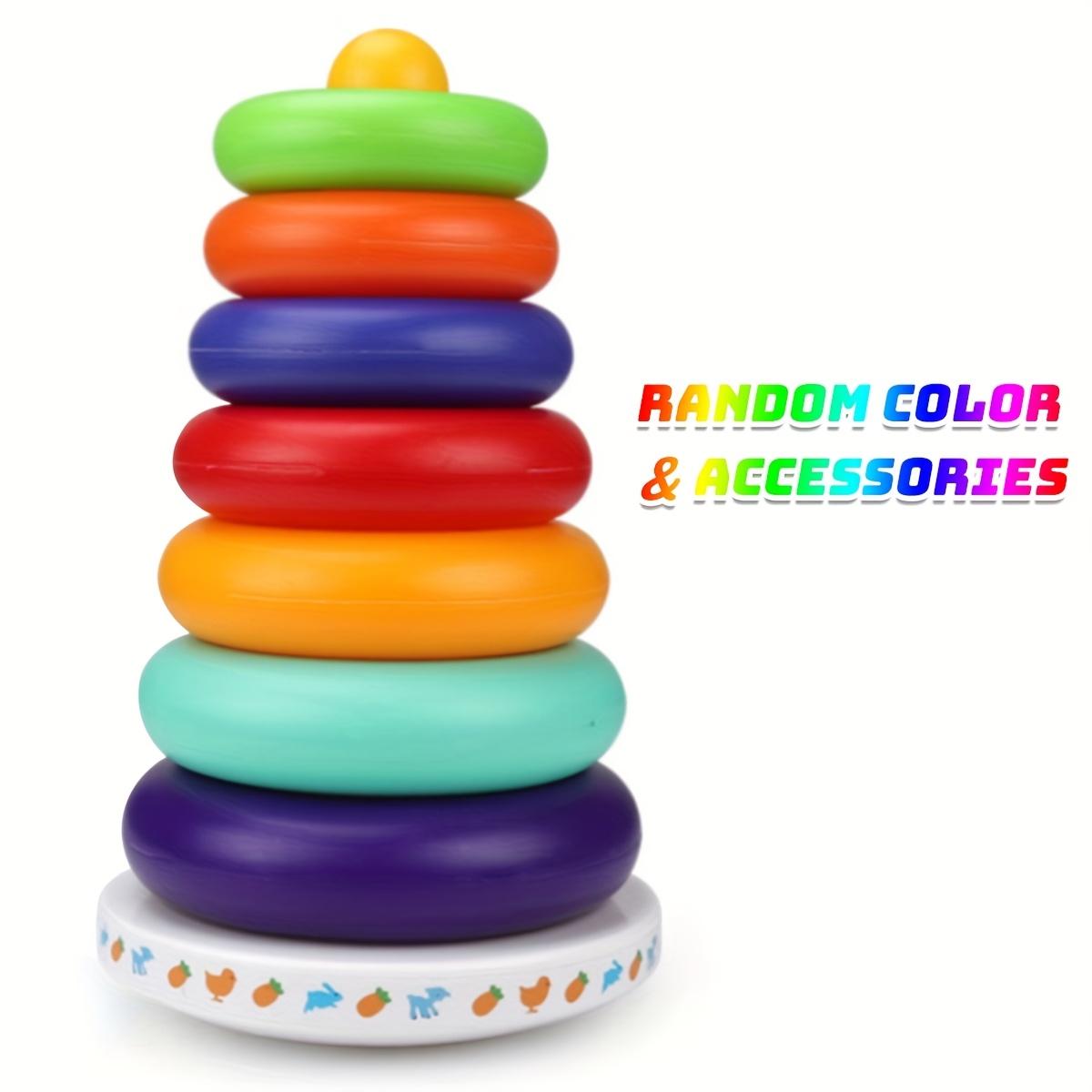 High-Quality Stacking High-Quality Toys, High-Quality Rainbow High-Quality Tower High-Quality Builblocks High-Quality For High-Quality Color