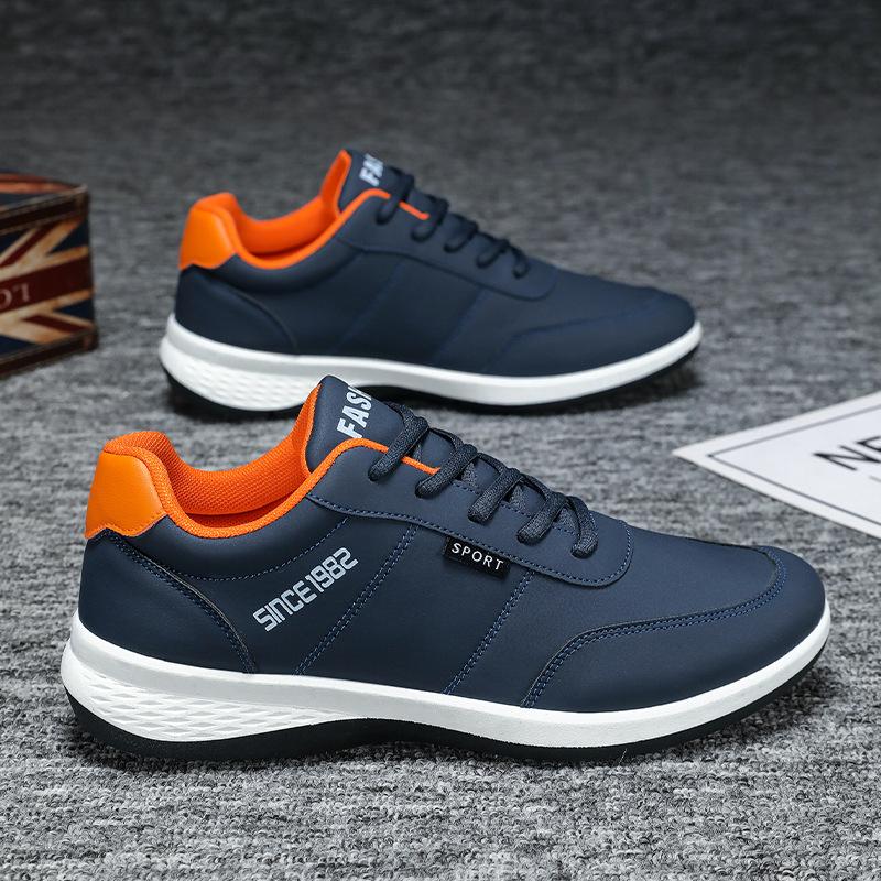 

Fashion men s shoes trendy men s leather shoes spring new soft sole comfortable business casual shoes sports running shoes 39