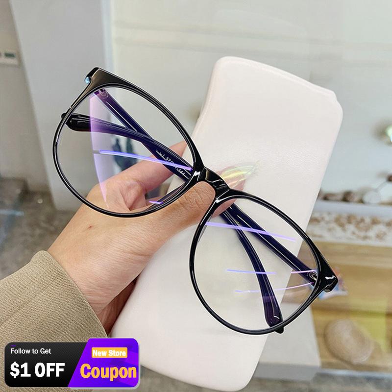 

Anti Blue Light Computer Glasses Women Transparent Round Frame Eyewear Blue Light Blocking Glasses Optical Spectacle Eyeglass