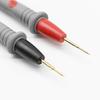 1 Pair Digital Multimeter Probe Soft-silicone-wire Needle-tip Universal Test Leads with Alligator Clip for LED Tester KTY