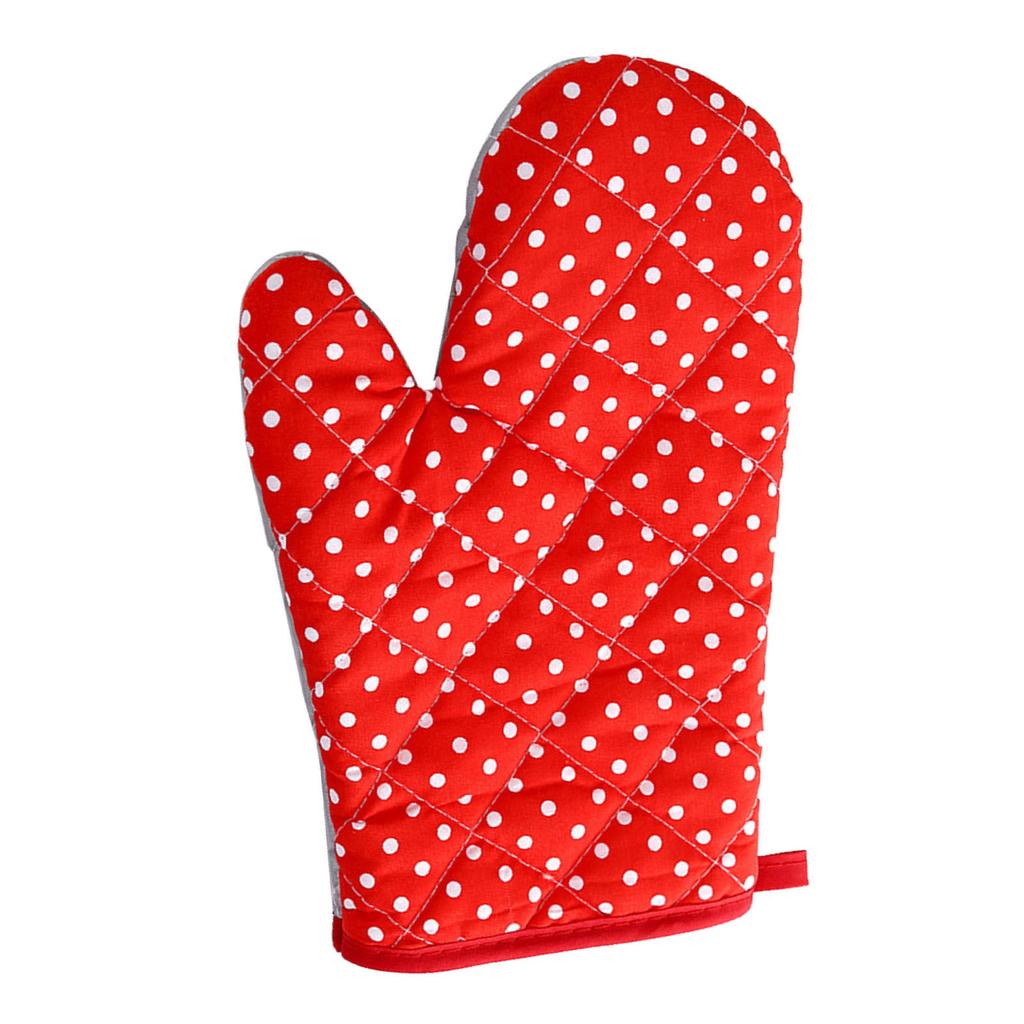Oven Mitts Thickened Heat Resistant Hand Comfortable Fit Baking Gloves for Microwave Kitchen