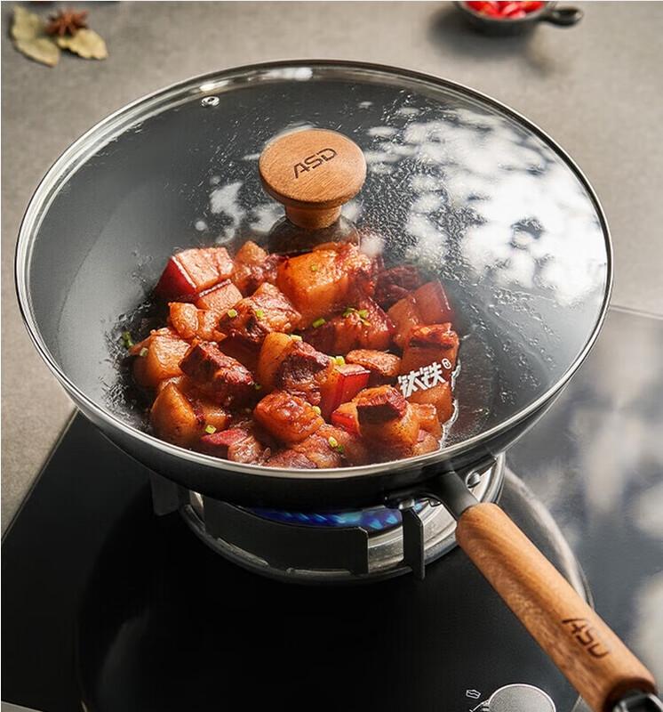 ASD Titanium Iron Non-Stick Wok 32cm