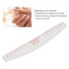 50 Pcs 80/80 Grit Nail Files Coarse Nail Filers Manicure Tool Curved Washable Reusable for Acrylic Nails Extension Gel Nails Fake Nails