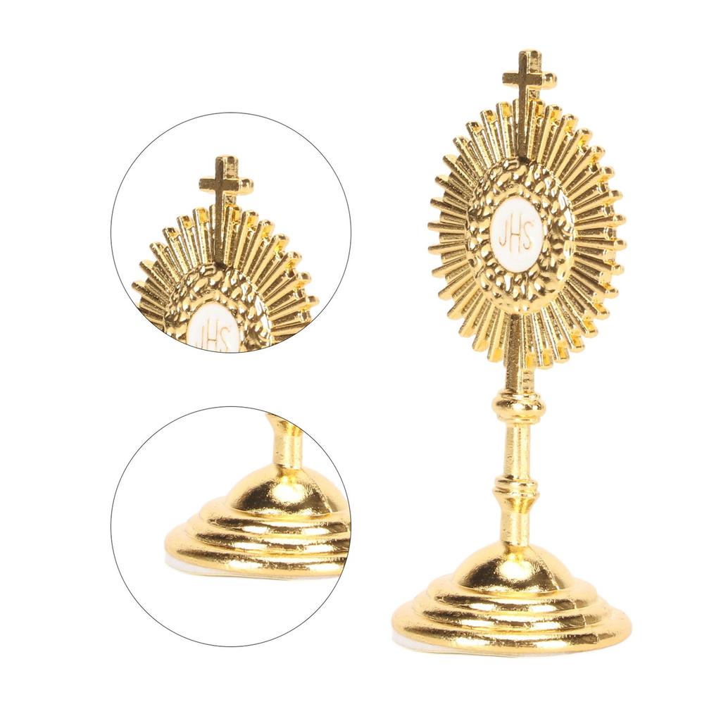 Catholic Table Decoration Alloy Christian Communion Statue Ornament for Religious Party Office Car