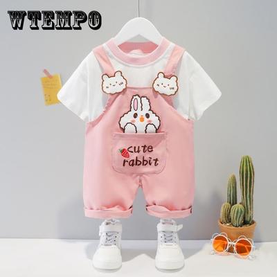 Zomerpakje voor Baby's en Kinderen Korte Mouwen Kindermode Schattige Overall Cartoon Patroon voor Jongens en Meisjes