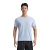 Anta Bequemes Lässiges Einfarbiges Einfaches Vielseitiges Rundhals Schnelltrocknendes Sport-Kurzarm-T-Shirt Herren Oberteile Morgennebel-Blau 152535110-1