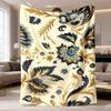 2026 Latest Flannel Blanket 1pc Bohemian Style UltraSoft Flannel Throw Blanket HighDefinition Digital Print, Lightweight & Cozy for Sofa, Travel, Nap 