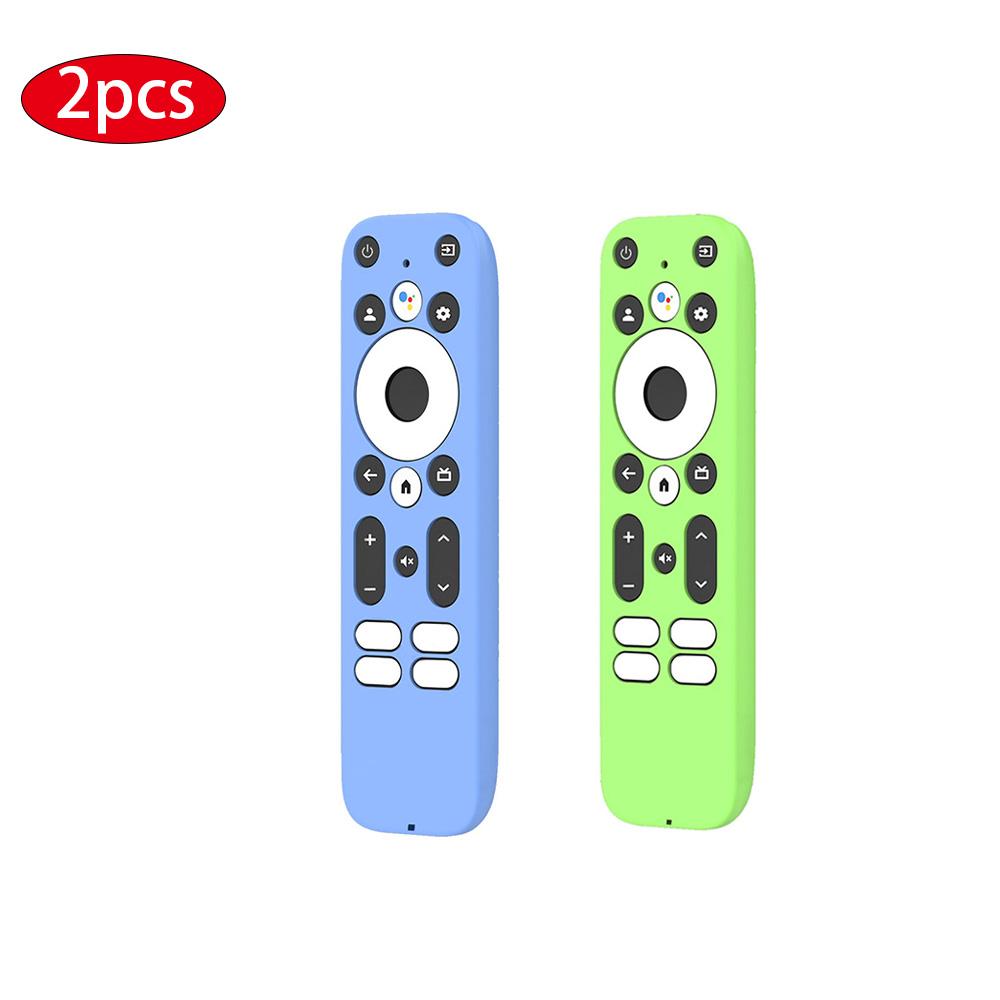 2-pcsSilicone fall protection sleeve for Wal Mart onn Android TV 2K FHD Streaming Stick remote control