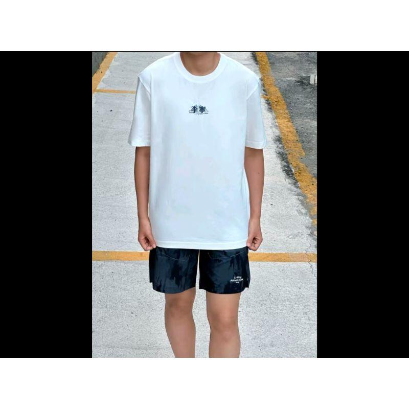 Li Ning Sports Lifestyle Series American Casual Simple Quick-Dry Comfortable Solid Color Round Neck Pullover Short Sleeve T-Shirt AHSV277-9