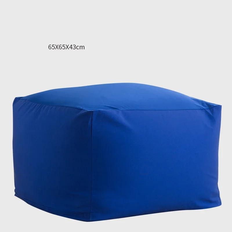 Japanese Style Soft Lazy Sofa Cozy Single Chair Unfilled Lounge Bean Bag Sofa Cover Home Pouf Couch Tatami Living Room Furniture