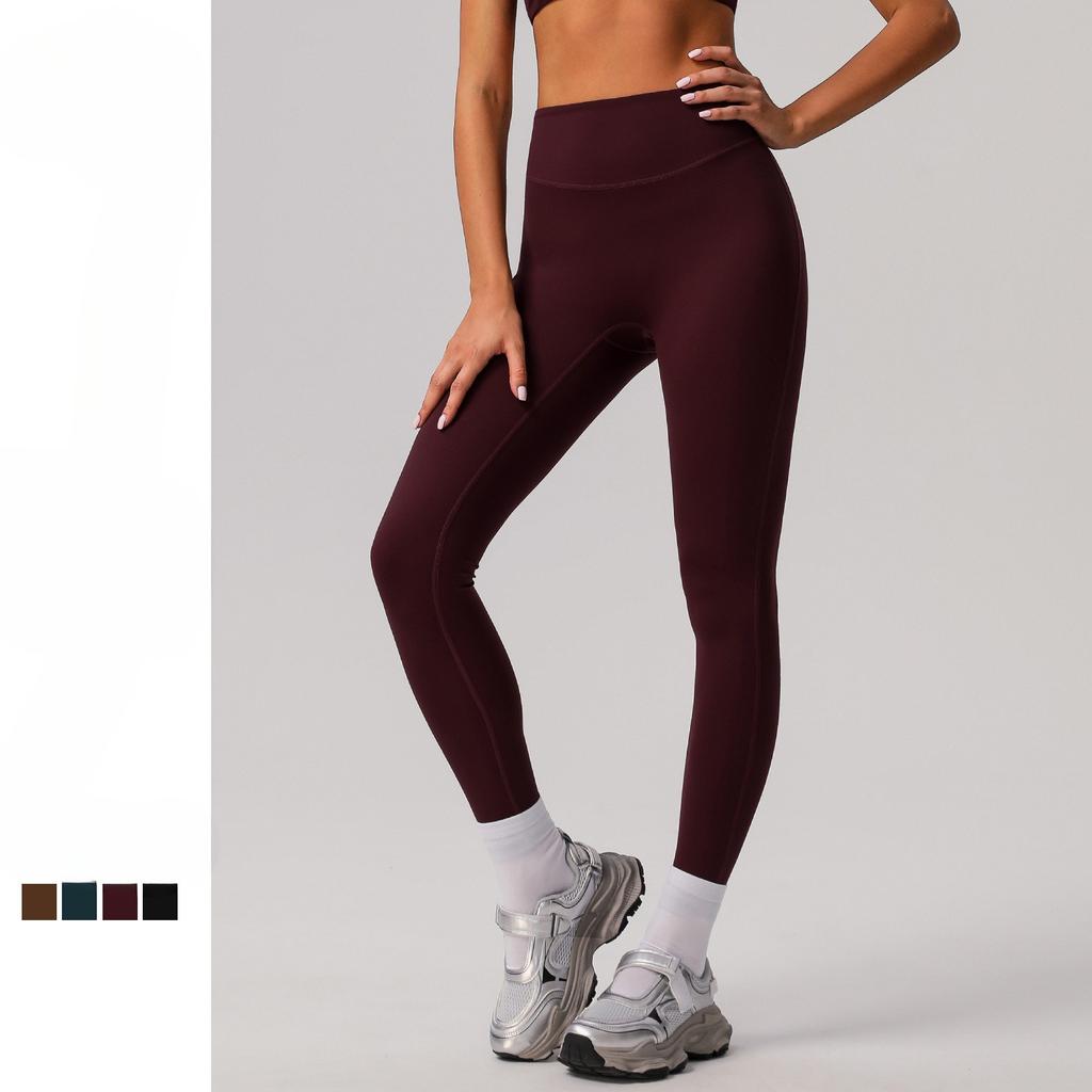 Women's High Waist V-Shaped Waistband Naked Feel Yoga Leggings