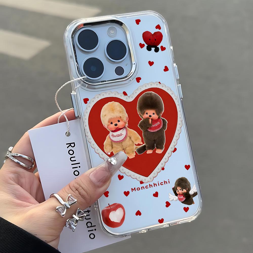 Cute Monchhichis New Ins Phone Case For Xiaomi Redmi Note A5 A3 15 14 13 14c 13c 12 11 12s 12c 10c 10 9 Pro Plus 4G 5G Cover
