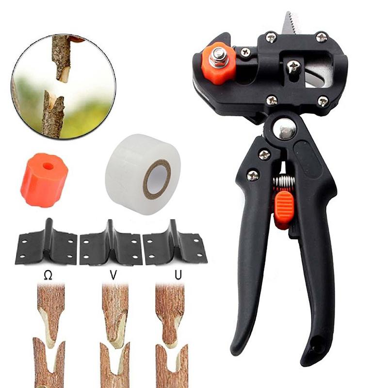 Professional Grafting Pruner With Grafting Film Fruit Tree Pruning Shears Scissor Secateurs Branch Cutter Garden Grafting Tool