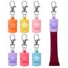 Versatile Silicone Lipgloss Keychain Caps Soft Key Holder Decors Available In 6 Modern Colors Keychain Attachment
