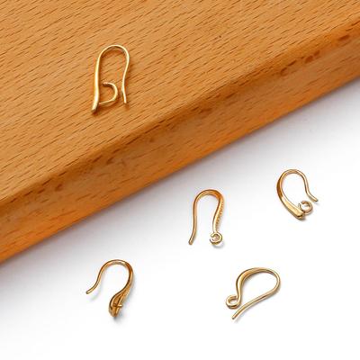 Ganci per Orecchini Francesi Placcati in Rame, Fili per Orecchini Chiusure per Creazione di Gioielli Fai da Te