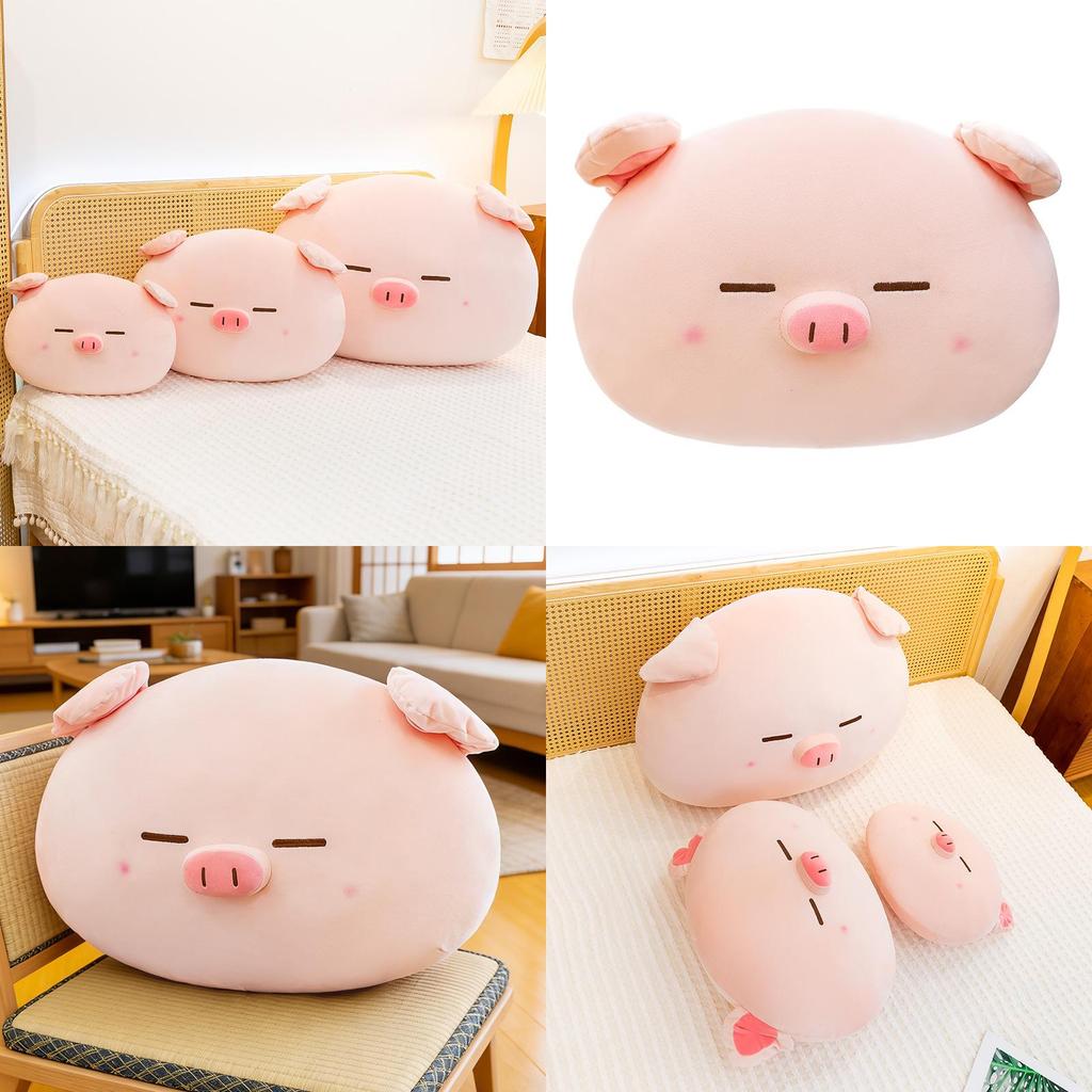 Emoji Pig Plush Pillow Cute Piglet Cushion Soft Toy For Kids Bedroom Decor