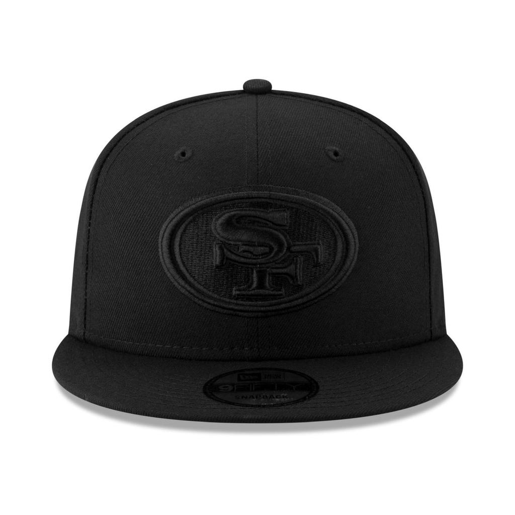 New Era San Francisco 49ers Hat NFL Black 9FIFTY Snapback Adjustable Cap Adult One Size