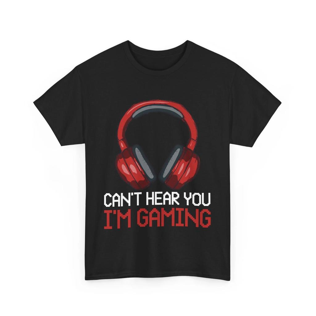Video Gamer T-Shirt, Kann dich nicht hören, ich spiele T-Shirt, Gaming Headset Gamer T-Shirt