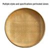 Free Shipping: Handmade Bamboo Woven Rice Sieve & Tray - Perforated Winnowing Basket and Dumpling Mat for Drying Goods