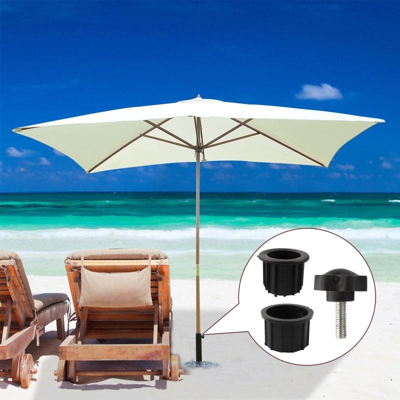 Pack of 6pcs Patio Umbrella Base Support Hole Ring Plug Cover Cap Outdoor Parasol Base Accessories for Balcony Backyard