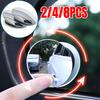 360 Degree Car Blind Spot Rear View Mirror Wide Angle Adjustable Small Round Mirror Car Reverse Auxiliary Rearview Convex Mirror