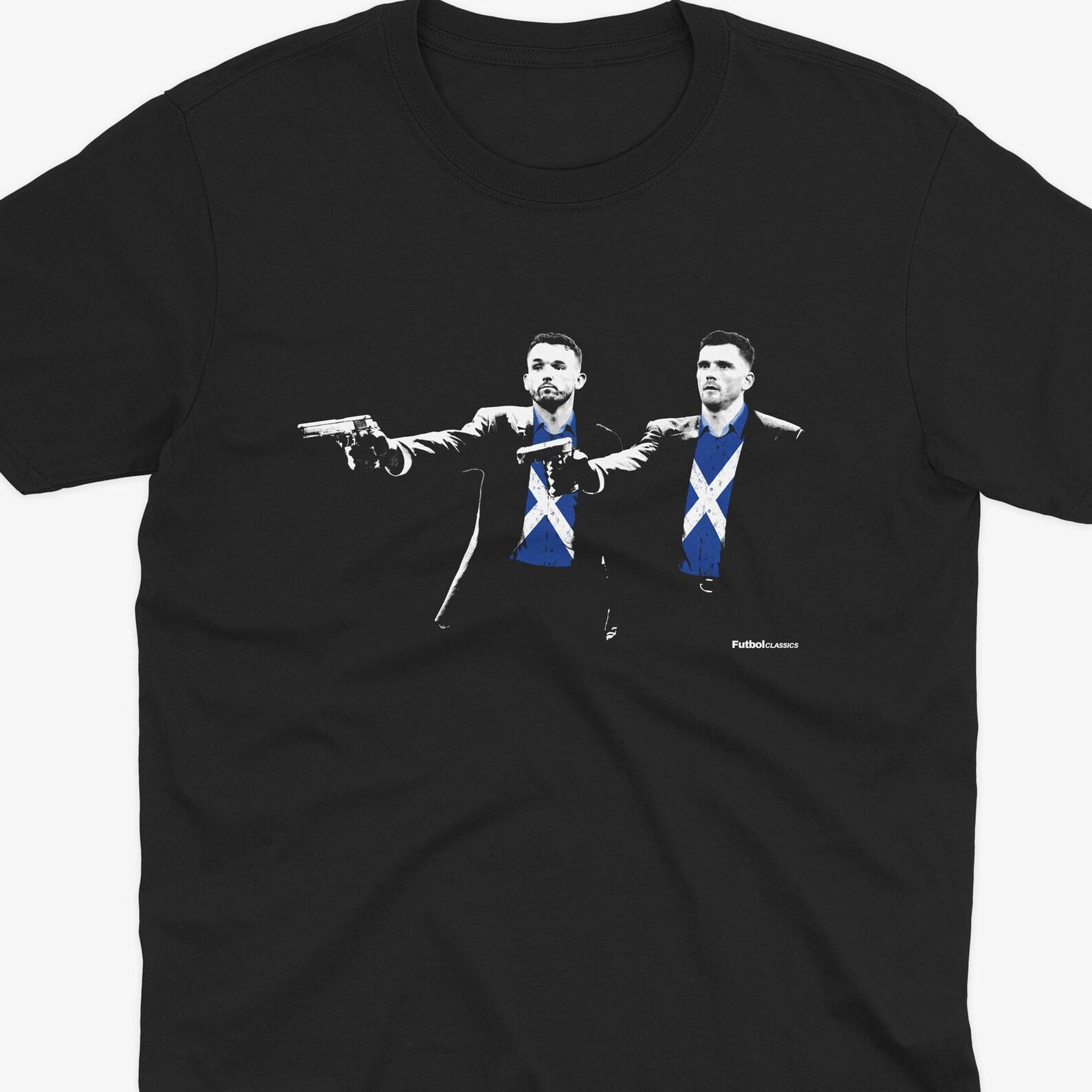 John McGinn & Andy Robertson Scotland T Shirt | Scotland World Cup 2026 | Scottish Football Shirt | Tartan Army | Scotland Fan Gift S