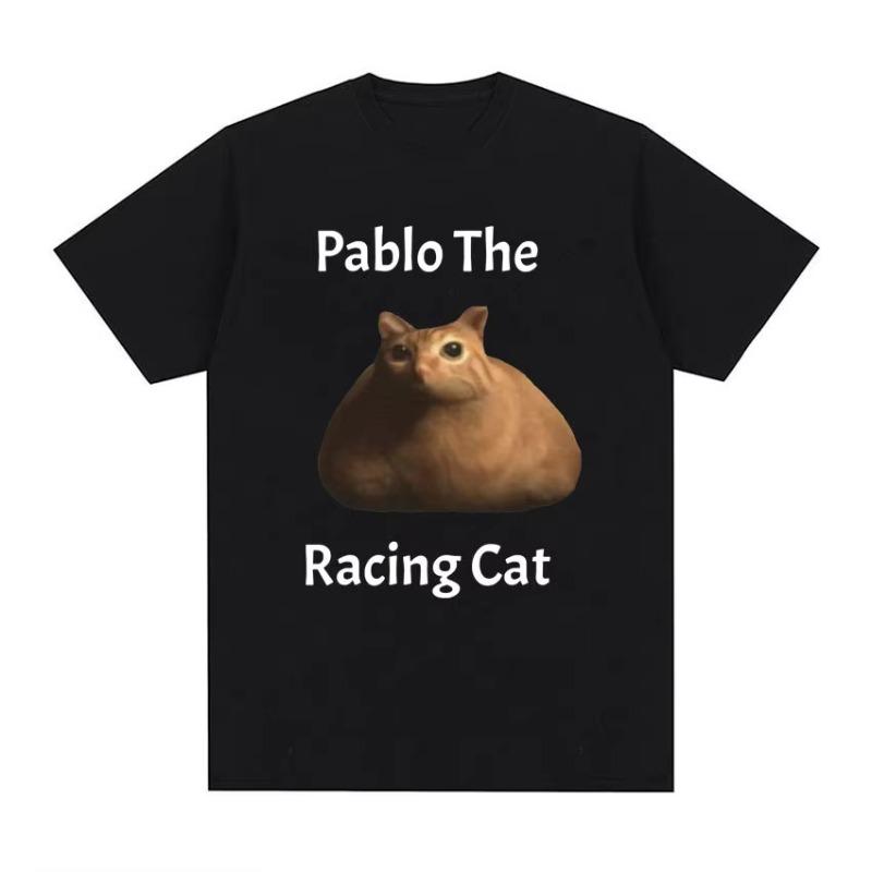 

I Eat Cement Cursed Cat Funny Meme T Shirt for Women Fashion Casual Short Sleeve T Shirts Women T-shirt Tops Graphic T Shirts... S разноцветный